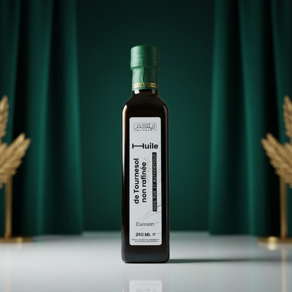 Huile de Tournesol Non Raffinée – Cuisson Saine & Riche en Vitamine E